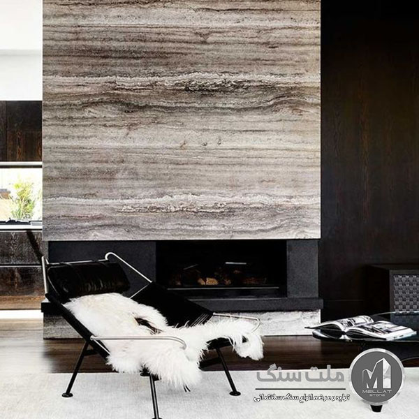 سنگ تراورتن دودی آذرشهر